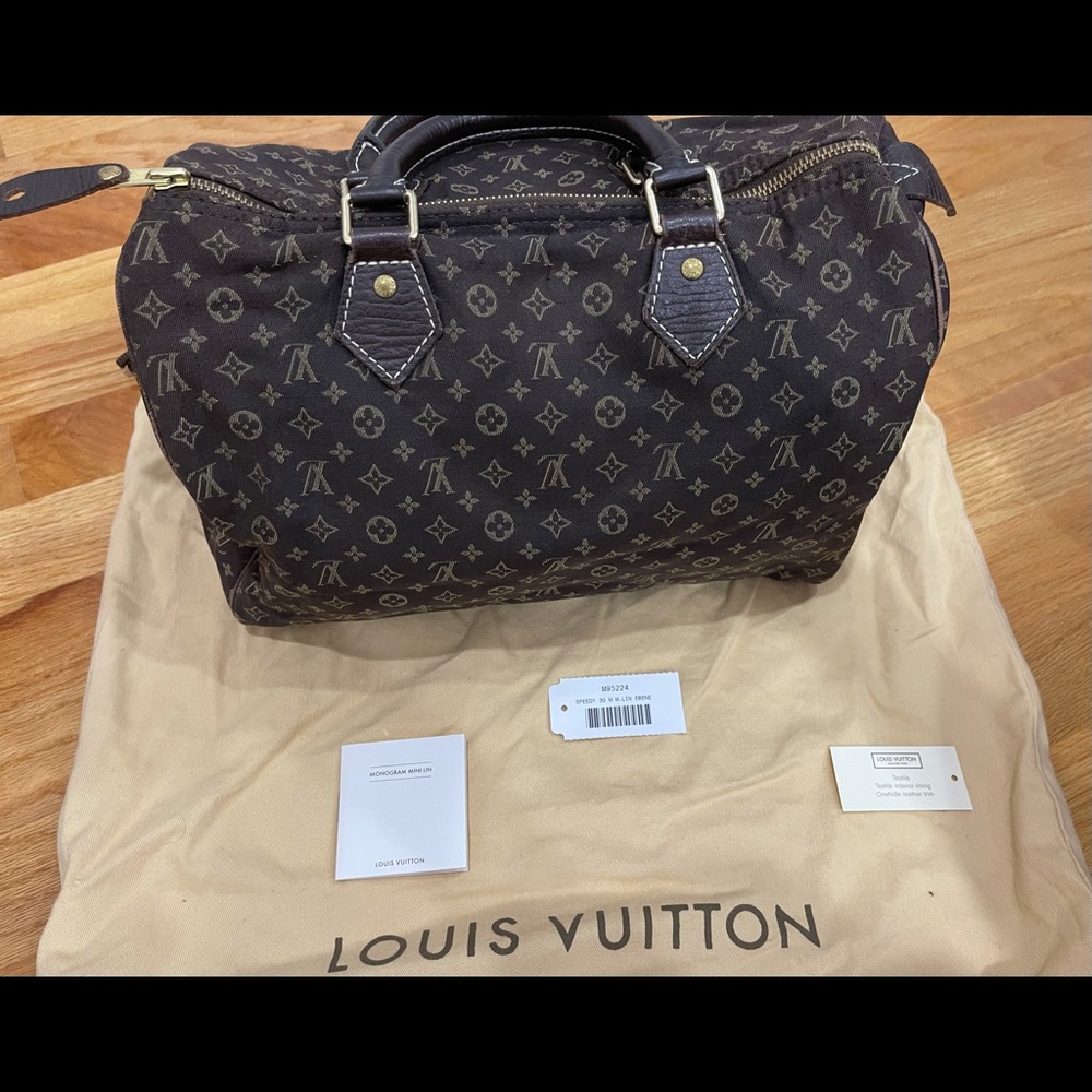 Louis Vuitton Mini Lin Speedy 30